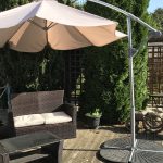 The accessible garden and patio area at Mill Green