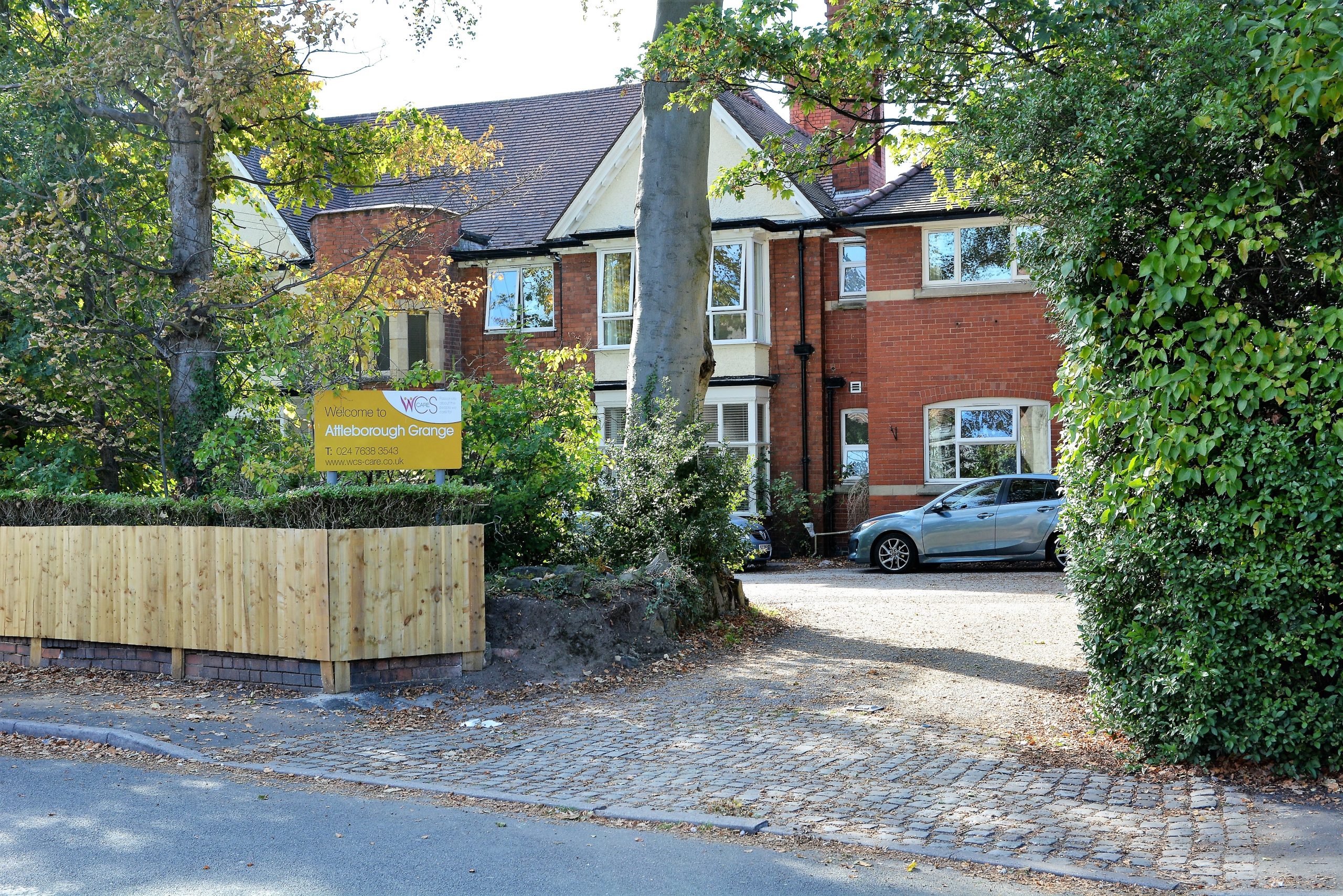 Exterior view of Attleborough Grange care home
